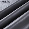KAISER Men's Stand Collar Lambskin Leather Motorcycle Jacket