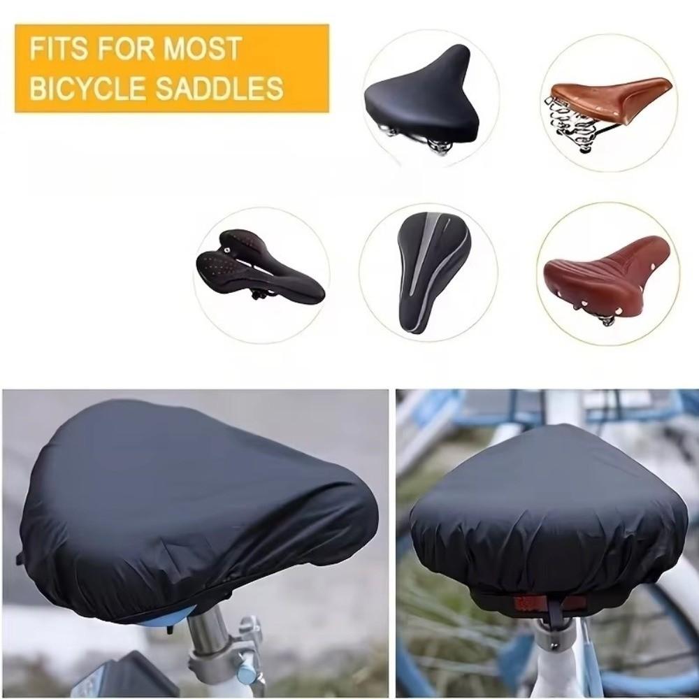 Waterproof Fabric Bike Seat Rain Cover Dust Resistant Bicycle Seat Dust Cover Bike Storage