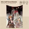 Game G-Granblue Fantasy-y Throw Warm Soft Flannel Blanket, Multi-use for Sofa Bed Camping Travel Nap