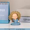 Zen Little Monk Ornaments: Cute Novice Tea Table Decor for Desk or Office