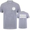 2024 Tričko pro záchranáře Léto Muži Bavlna Krátký rukáv Záchranná zdravotní služba Trička Pánské oblečení Topy OT-005