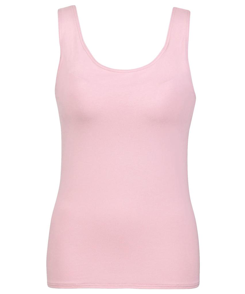 Tank Top with Cotton Beautiful Silhouette Bra Cotton Blend Inner Bra Large and Small M [Wing/Wacoal] Cups, S~4L, Blend, Comfortable, [Synchronized