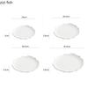 Stone Pattern Irregular Ceramic Dinner Plate Restaurant Salad Plate Dessert Snack Plate Pasta Plates Specialty Tableware