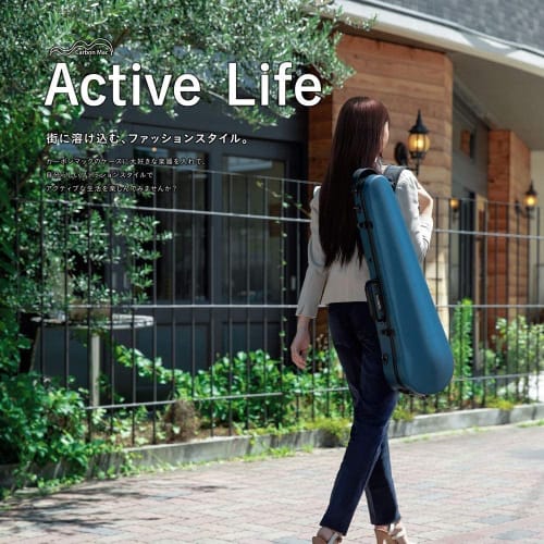 Carbon Mac Violin Case CFV-2S Satin Dark Navy