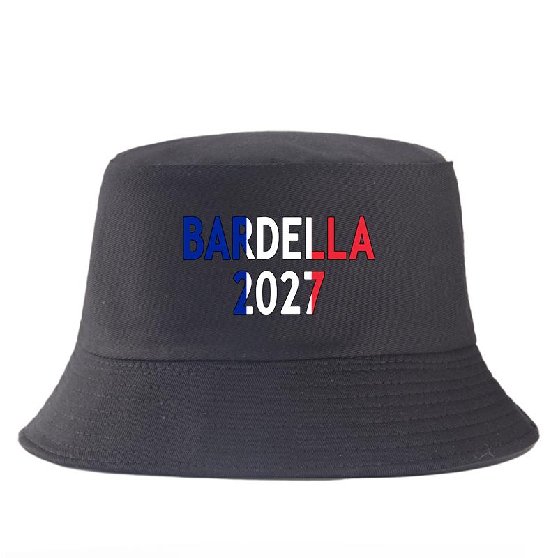 Bardella 2027 Print Bob Wendbarer Fischerhut Damen Herren Sommer Frühling Reise Lässig Fischerhut Mädchen Junge Baumwolle Panama Hut