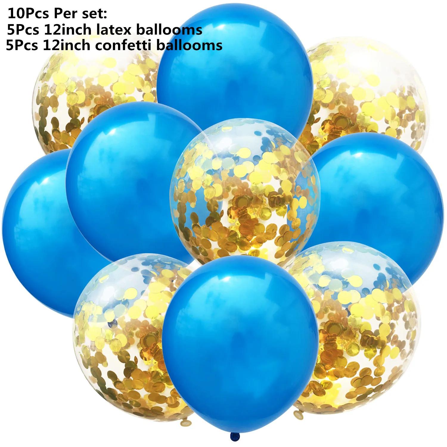 

10/14 шт. Повітряні кульки з міксом рожевих троянд Серце Зірка RoseGold Конфетті Повітряна куля День Народження Прикраса Дітей Дорослих Повітряні Кулі Весільні Глобуси Other