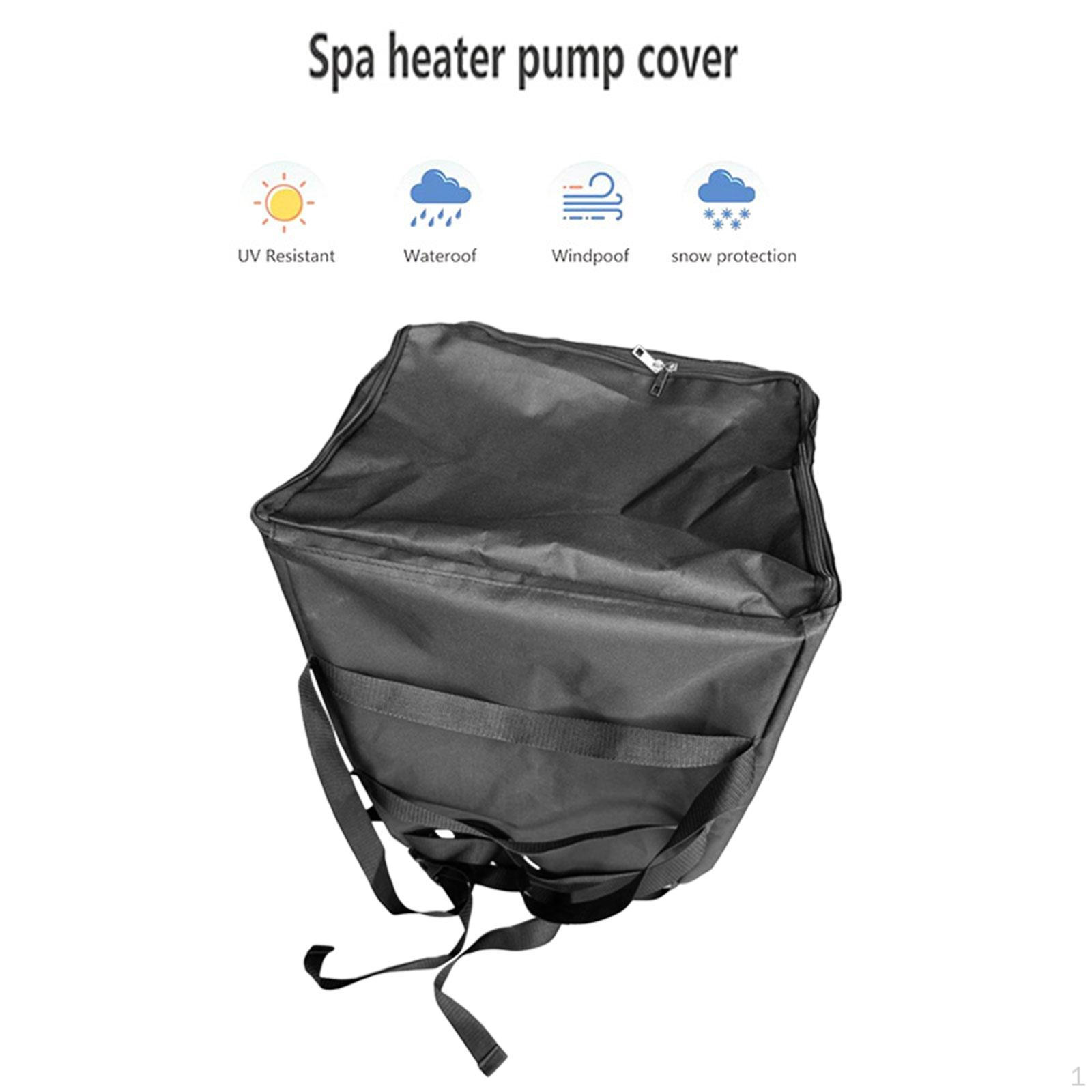 

Крышка насоса нагревателя, изолированная для газона, патио, застежка-молния, водонепроницаемая, пылезащитная