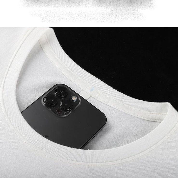 Short Sleeved T Shirt Men's Summer Trend Cotton Loose Top Youth T Shirt Men