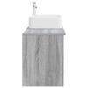 Bathroom Furniture Set 2 pcs Grey Sonoma Particleboard