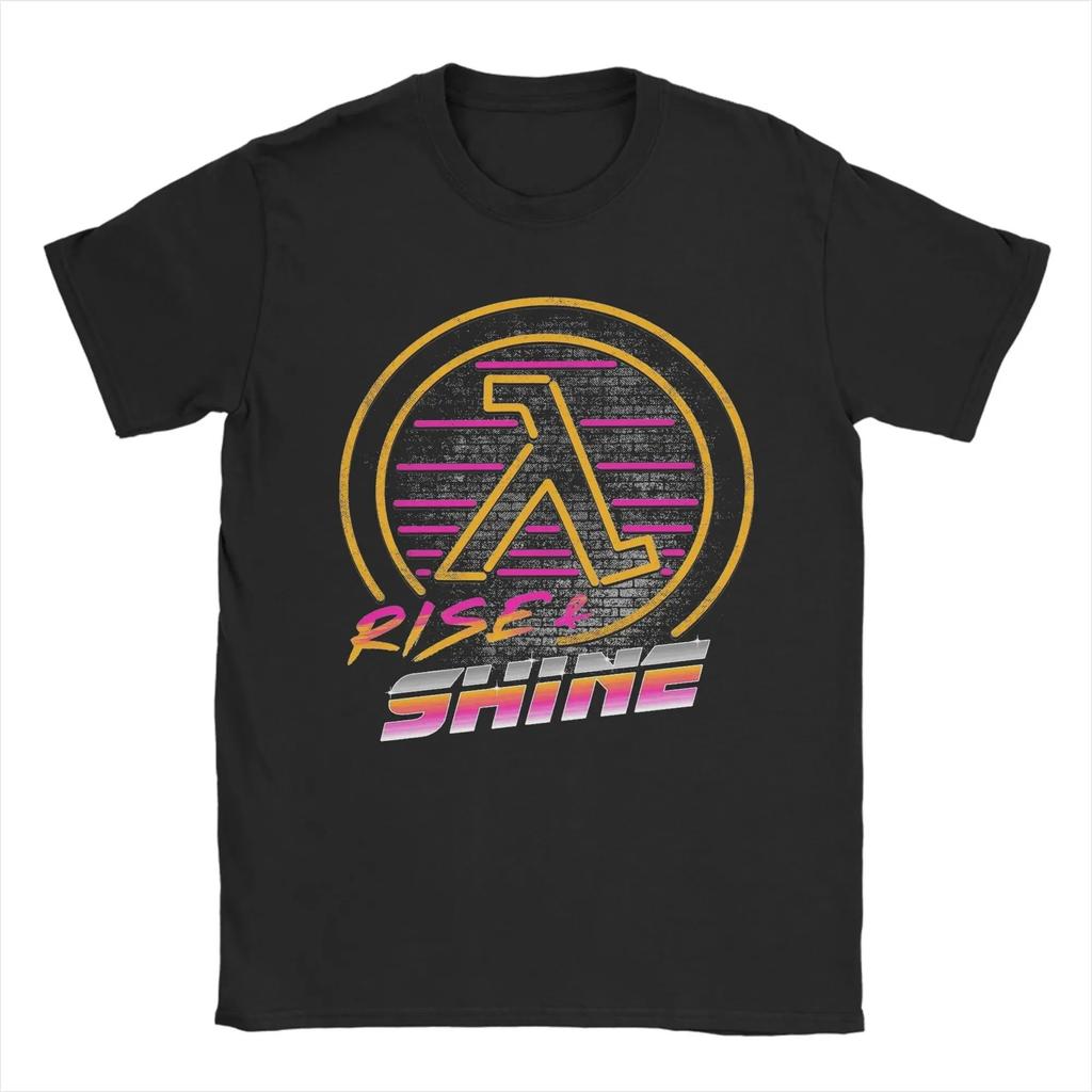 Classic Shooting Game HalfLife Printed TShirt Unisex Harajuku Streetwear Loose Pure Cotton New Summer Women And Unisex Tshirt