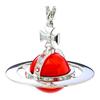 Vivienne Westwood Giant Orb Limited Edition Saturn Transparent Giant Ball Necklace Unisex necklace Red 6302034202P182CN001