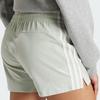 Adidas Essentials Solid Slim Fit Sports Casual Shorts Women Bottoms Linen-Green IY4183