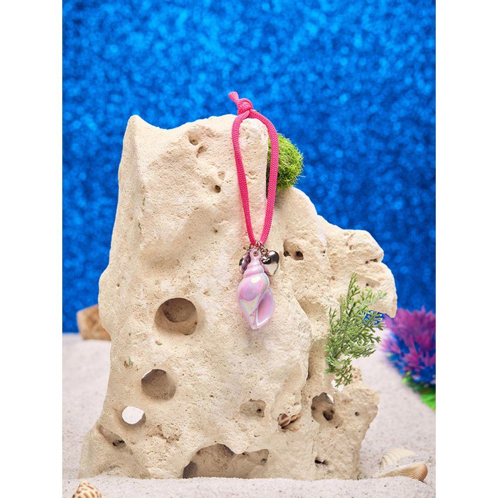 

JOSEPH & STACEY Lucky Toytoy Key Ring Doldolee Pink Conch single type