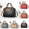 Street Style Pu Handbag With Top Zip Closure And Letter Decor For Daily Use