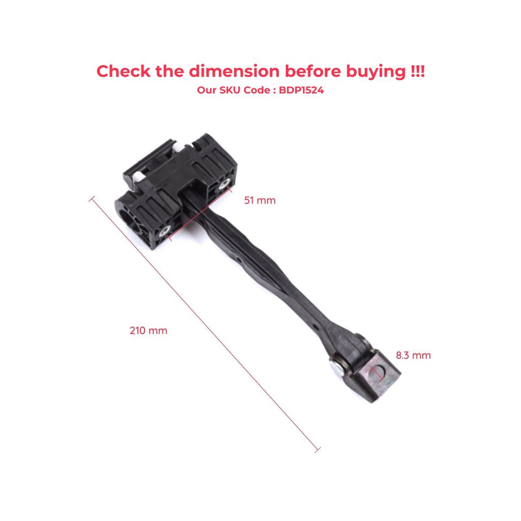 BDP1524 Front Door Stop Check Assy Limiter Strap for Skoda Karoq NU7 ND7 Seat Cupra Ateca KH 57A837203