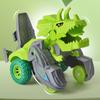 Dinosaur Toy Car Lovely Cartoon Tricerosaurus Battery Free Inertia Drive Forward Vehicle Toy Funny Dinosaur Transforming Children Toy Car