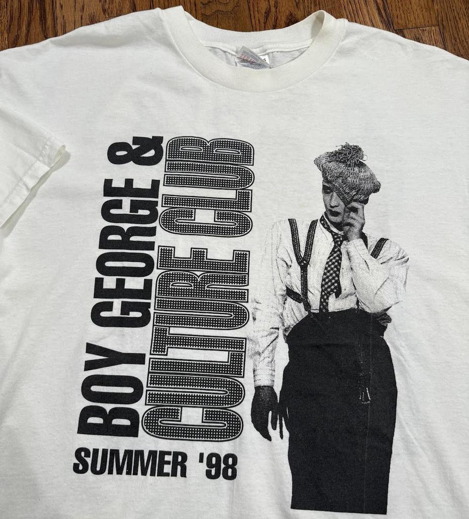 Vintage Boy George & Culture Club Summer '98 Tour T Shirt TN0106
