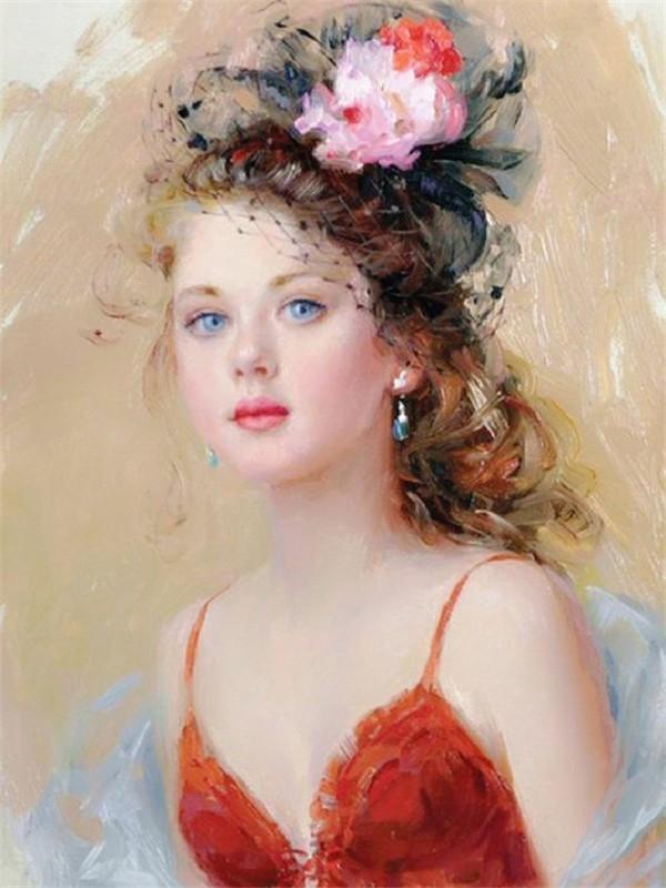 Elegant Woman Diamond Painting Tool Indoor Painting Picture Diamond 5d Fast Delivery Mosaic Embroidery Full Art