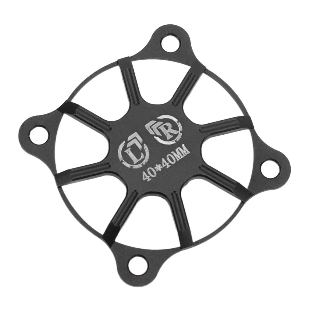 RC Cooling Fan Cover 40x40mm Aluminium Alloy Protective Accessory Part for Motor Black