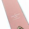 Excellent LOUIS VUITTON Shoulder strap Python leather Brown pink Women J02293 Used