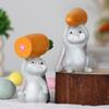 Easter Decorations - Creative and Adorable Little Rabbit Holding Carrot Set - Home Party Table Decoration