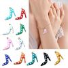 Pack Of 20 High Heel Shoe Charm Stainless Steel Jewelry Making Supplies For Crafting Handmade Accessories And Keychains