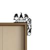 Structure Featuring Christmas Gnomes Decorative Plaque X-mas Wall Art Sign  Indoor/Outdoor