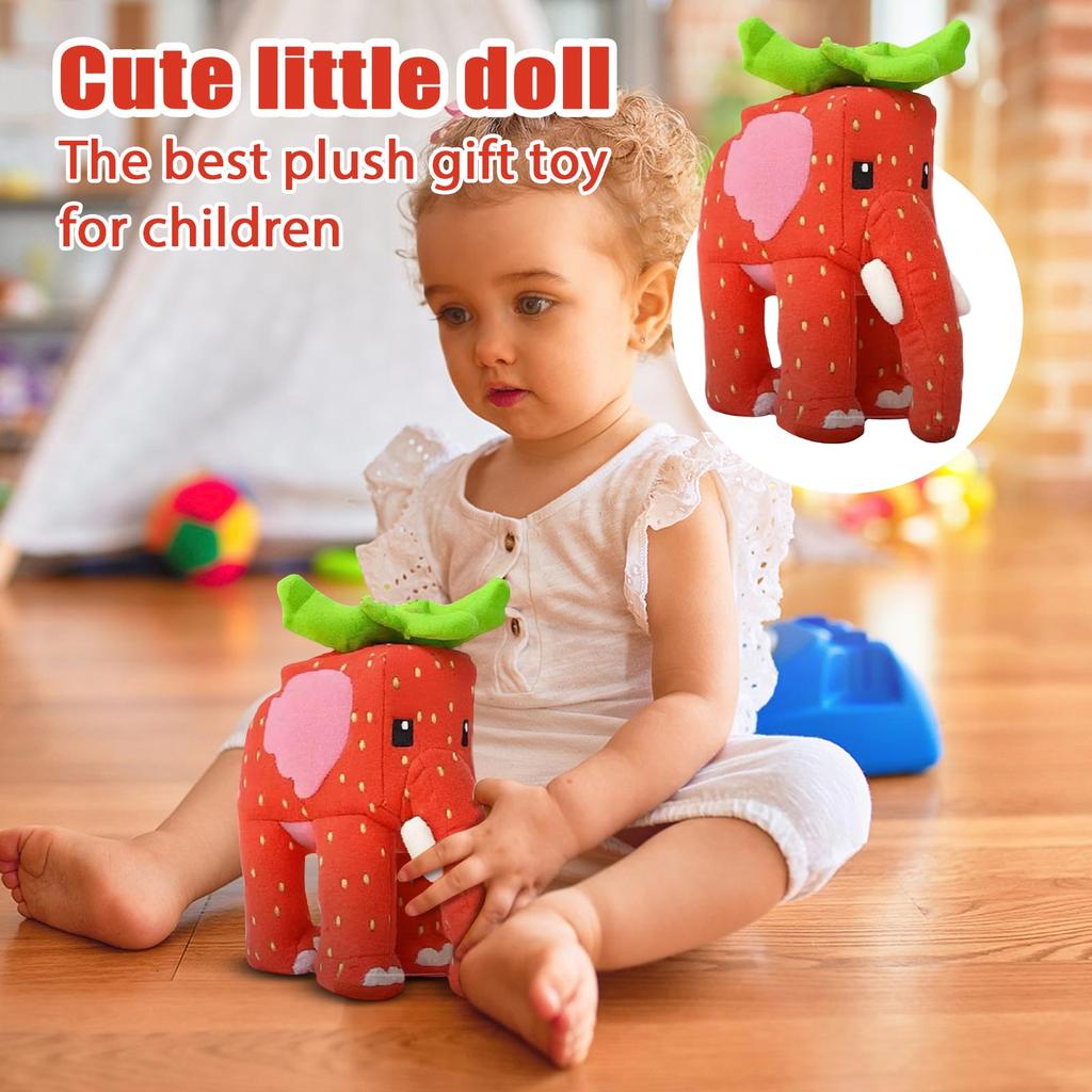 Dětská hadrová panenka roztomilá plyšová panenka jako dárek v kresleném stylu