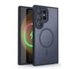 Magnetic Luxury Matte Phone Case For Samsung Galaxy S25 S24 S23 S22 Ultra Plus FE Lens Protect Wireless Charge Shockproof Cover