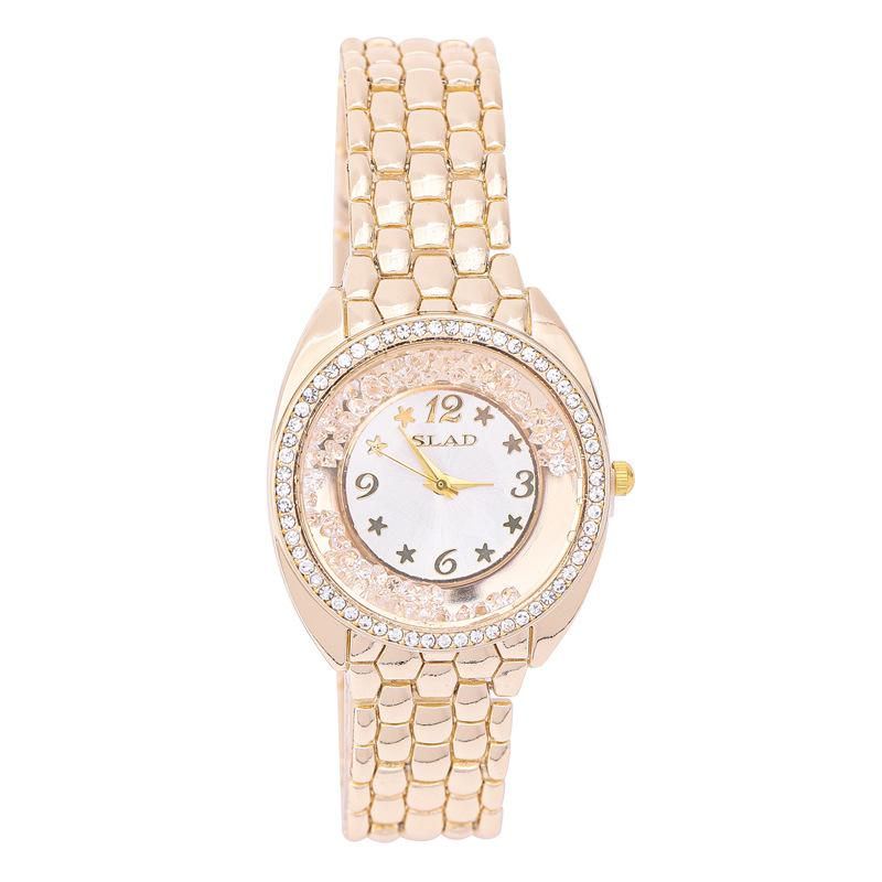 Fashion Retro Ladies Watch Versatile Creative Student Quartz Watch Women'S Diamond Ladies Bracelet Watch