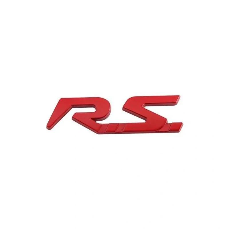 ESIF6 3D Metall GT RS Line Emblem Abzeichen Heckklappe Seite Aufkleber Abziehbilder für Renault Logan Clio Megane Captur Twingo Duster Kadjar