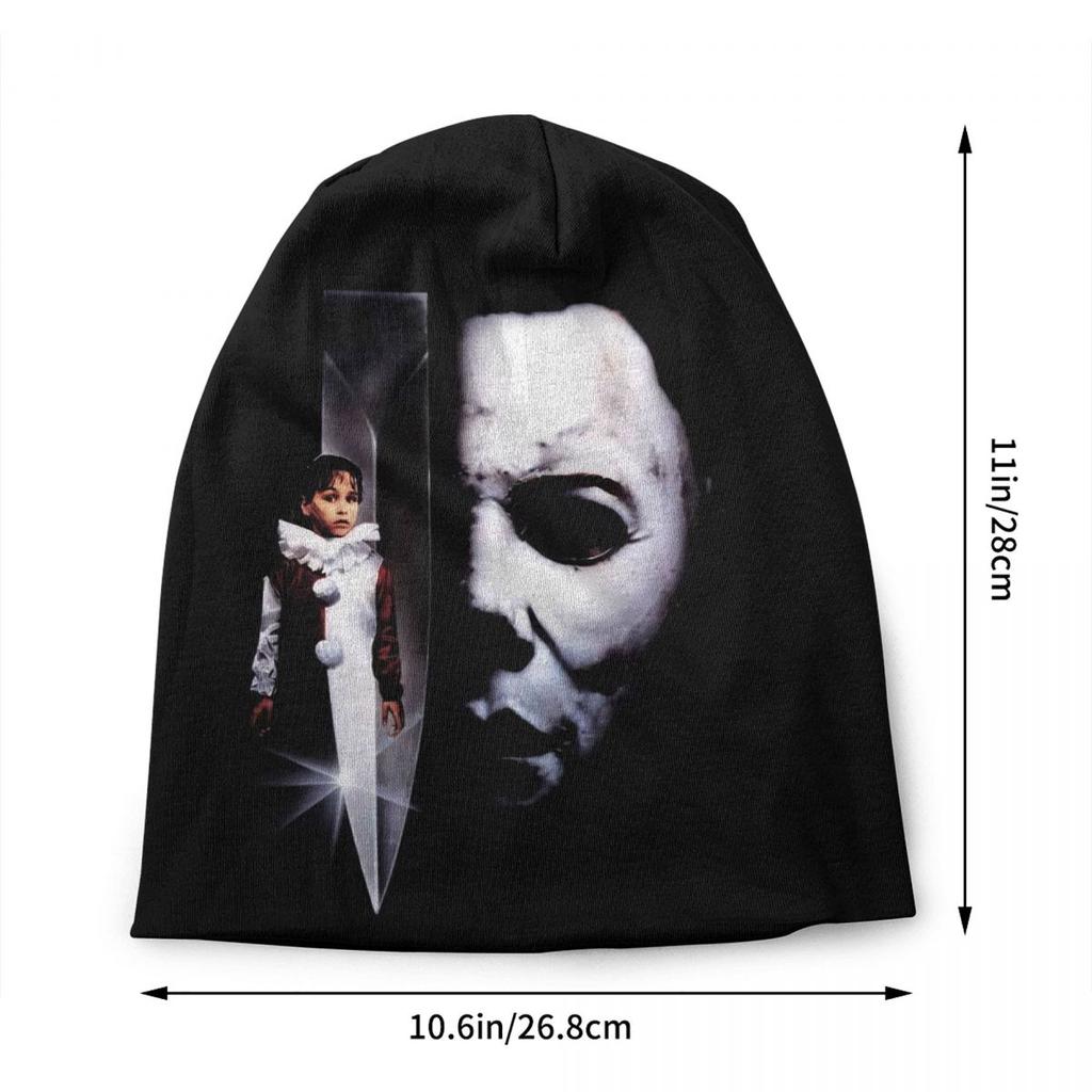 Custom The Revenge Of Michael Myers Bonnet Hat Knitted Hat  Unisex Halloween Horror Movie Winter Warm Skullies Beanies Caps
