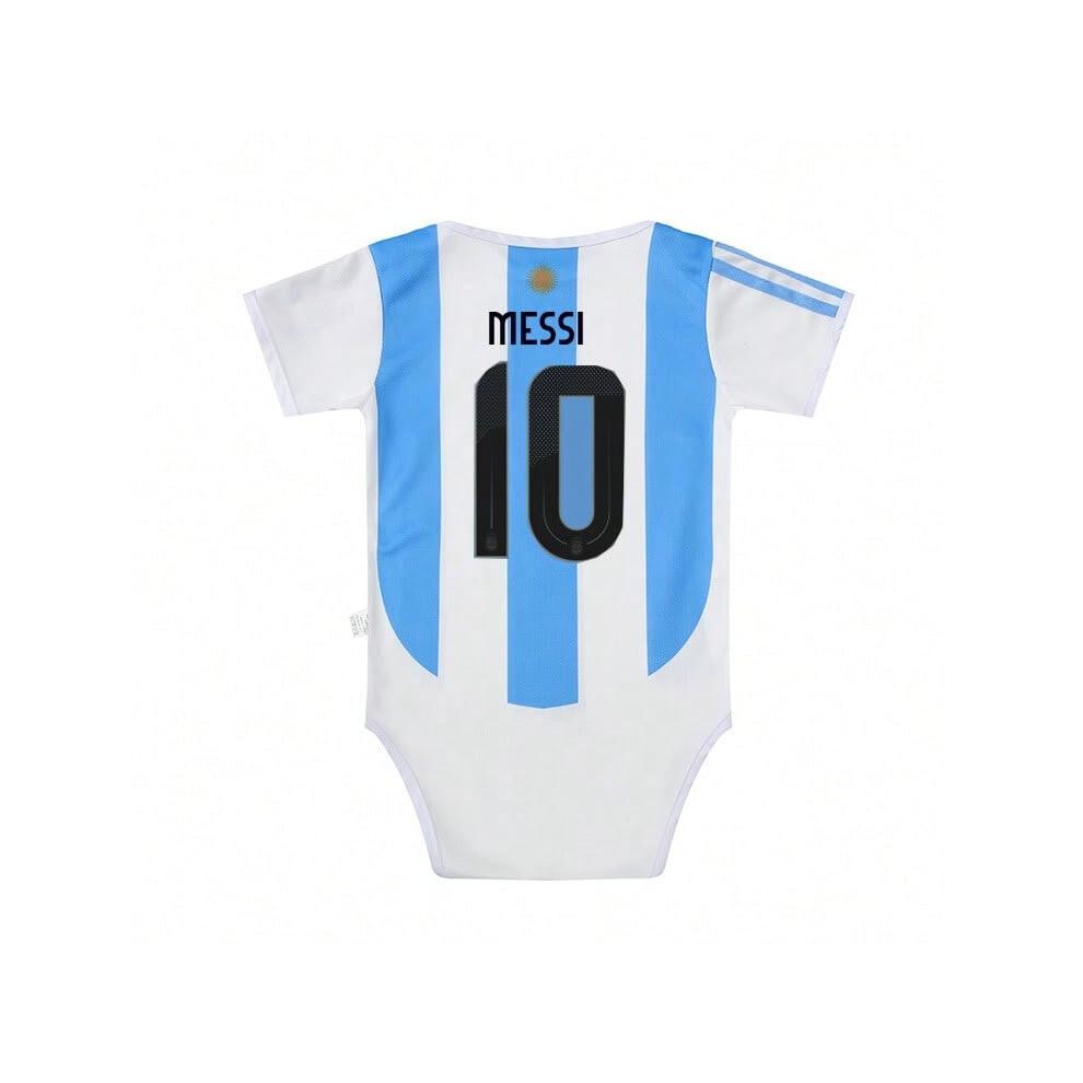 24-25 Baby-Fußballuniform Größe 10 und 9 Real Madrid Argentinien Frankreich Trikot Baby Strampler