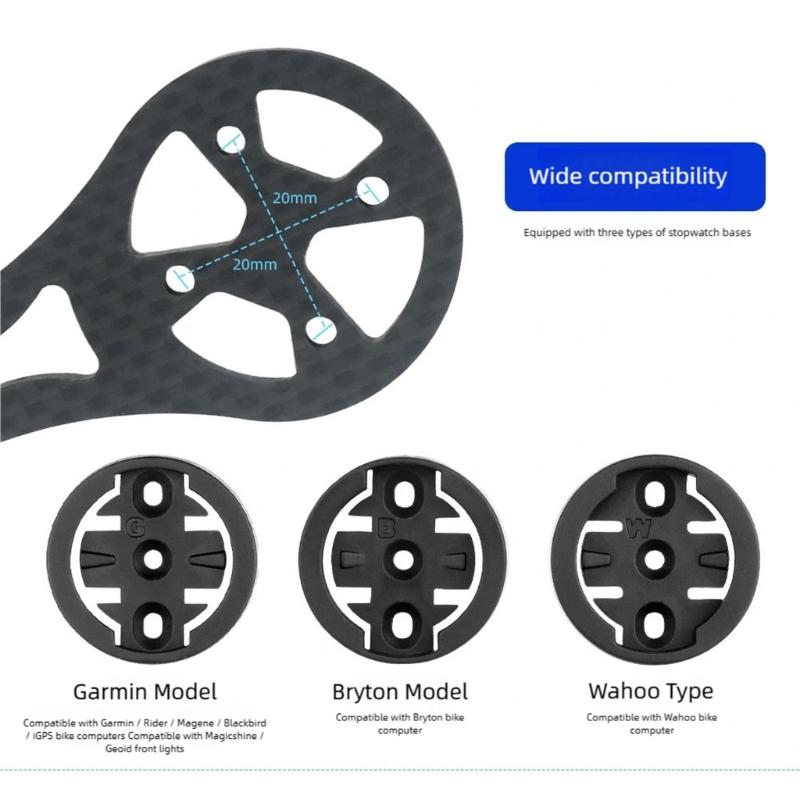 Suporte Universal para Guidão Ergonômico Acessório de Bicicleta Montagem Para Luzes de Bicicleta Computadores Câmeras Fácil de Instalar Ciclismo