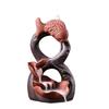 Ceramics Goldfish Backflow Incense Burner Lotus Incense Machine Buddhism Decoration Nice Incense Holder for Home Decor