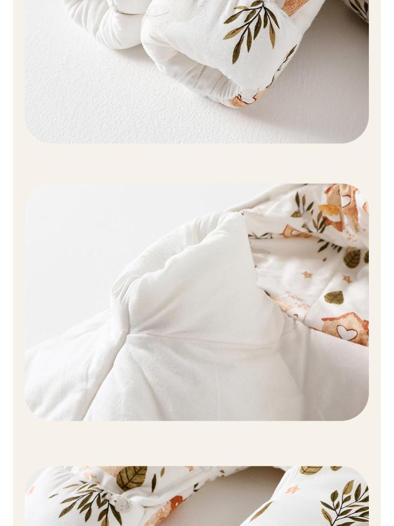 Quilted Hooded Baby Onesie - Autumn/Winter Romper for Outdoor Crawling