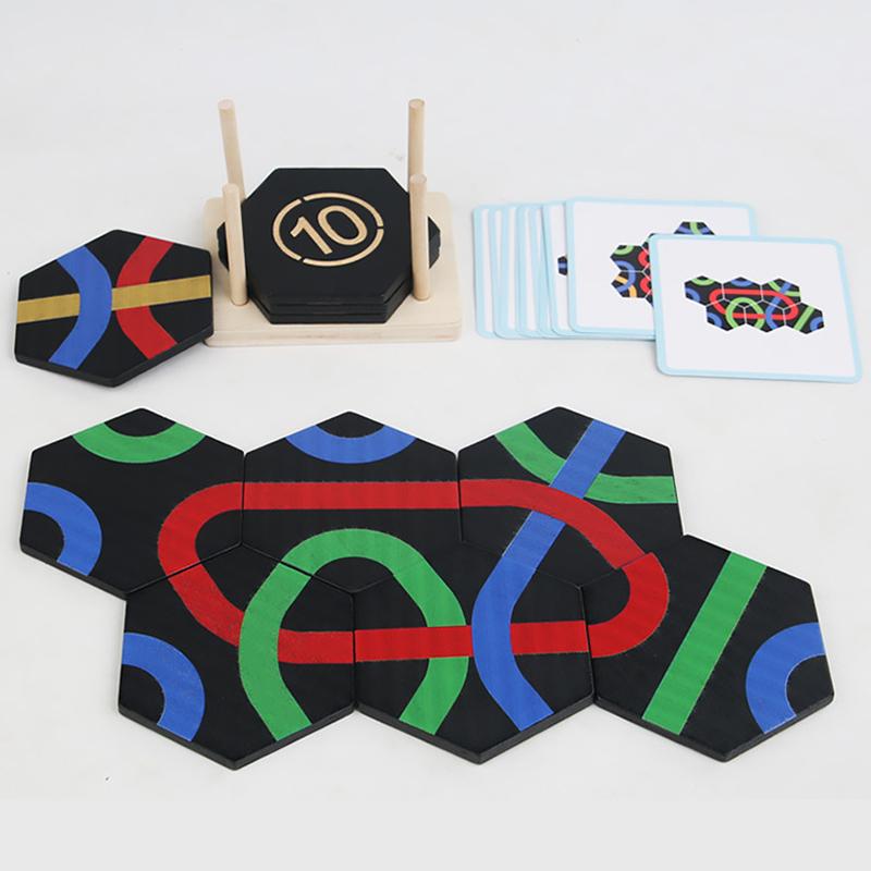 Kid Thinking Challenge Puzzle Game Montessori Creative Toys Shape Matching Number Stacking Fun Logic Calendar Intelligence Toys