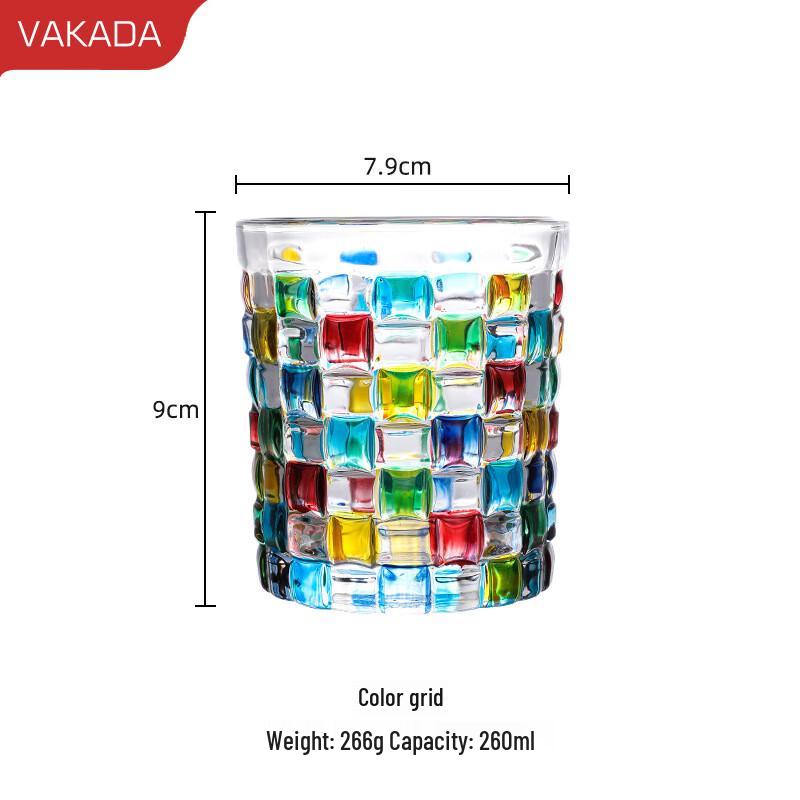 VAKADA Glass Whiskey and Cocktail Cup