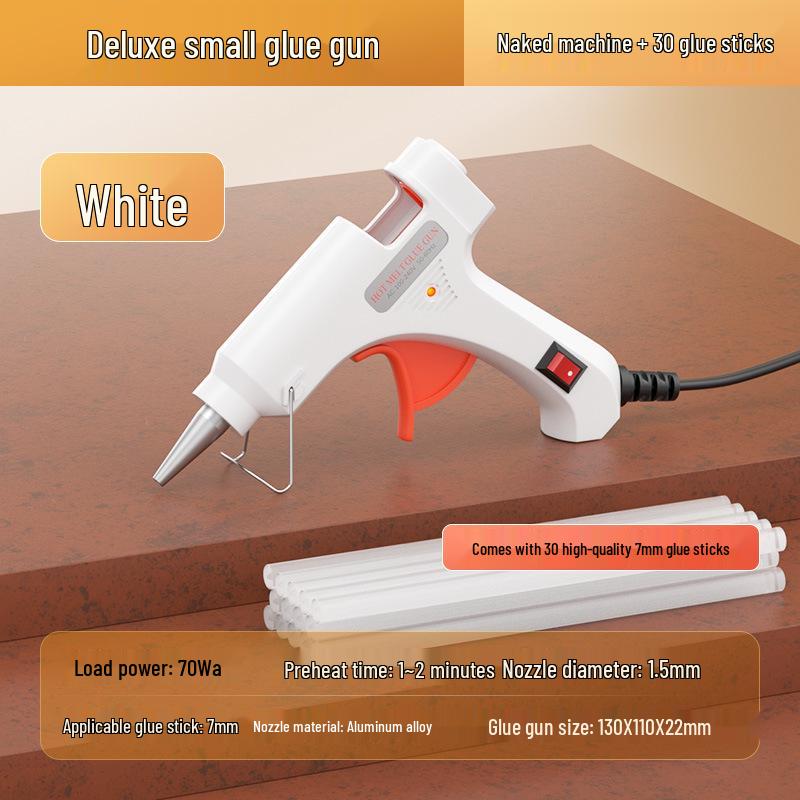 High Viscosity Hot Melt Glue Gun with 7-11mm Sticks for Kids' Crafts and Household Use