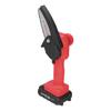 Mini Cordless Electric Chainsaw Garden High Carbon Steel Pruning Chain Saw with Non Slip Handle