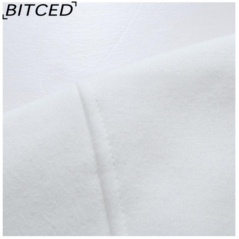 BITCED Autumn and Winter Hooded Sweatshirt Men's Hooded Warm Padded Thickened Pullover Loose Large Size Hoodie