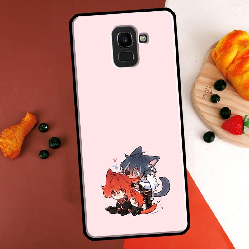 Kaeya and Diluc Genshin Impact Case For Samsung Galaxy M31 M21 M53 M11 M13 M32 M52 M15 M35 M55 M14 M34 M54 M06 M16 M36 M56