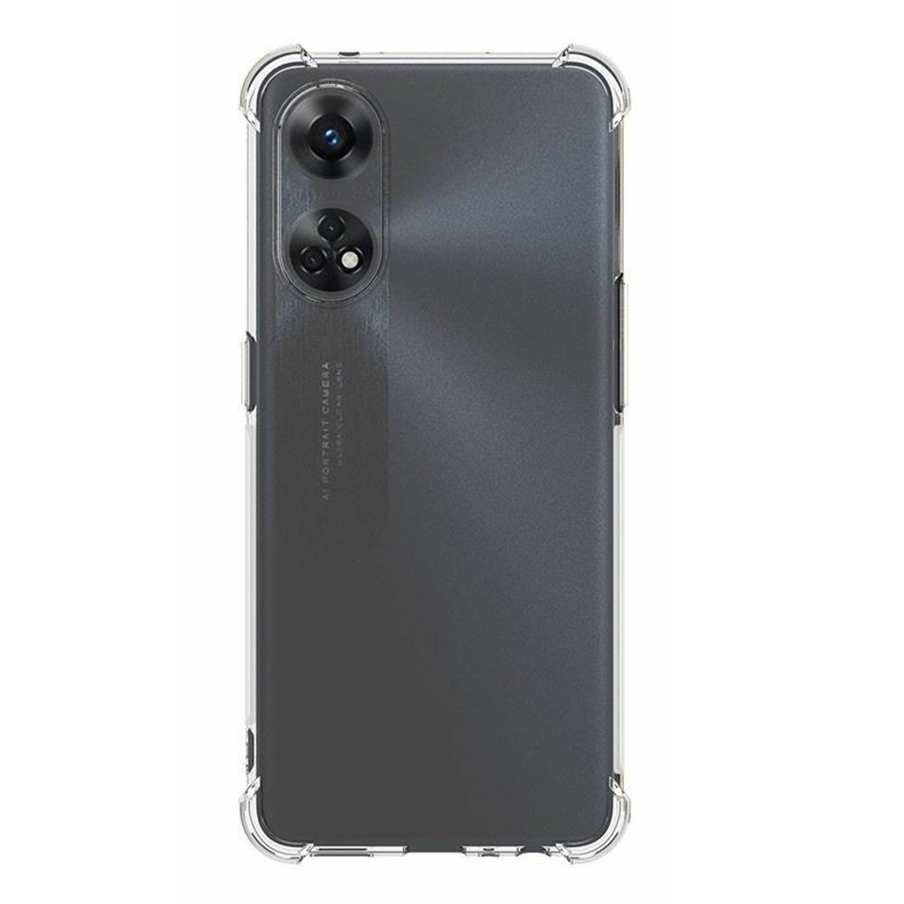 

For Oppo Reno8 T 4G Shock-absorbing Clear TPU Phone Case Anti-Slip Protective Cover A