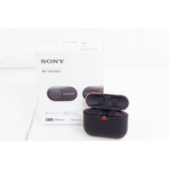 

Подержанные беспроводные Bluetooth-наушники Sony WF-1000XM3, с шумоподавлением, раздельные левый и правый наушники, черные чёрный