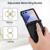 Grid Crossbody Phone Case for Samsung Z Flip 7 6 5 4 3 Flip7 Flip6 Flip5 Flip4 Flip3 Phone Cover Lanyard Phone Case Cards Slots