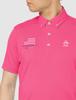Munsingwear 2022 Golf Short Sleeve Dynamic PK00 Equivalent To Japanese Size 2L Spring/Summer Shirt, Moisture-Wicking, Coolist, Cut, Men's (Pink),