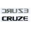 14,5x2,2cm ABS Chevrolet Cruze logotipui Automobilio kėbulo šoninis ženklelis Galinės bagažinės emblema Lipdukas Automobilio išorės apdaila