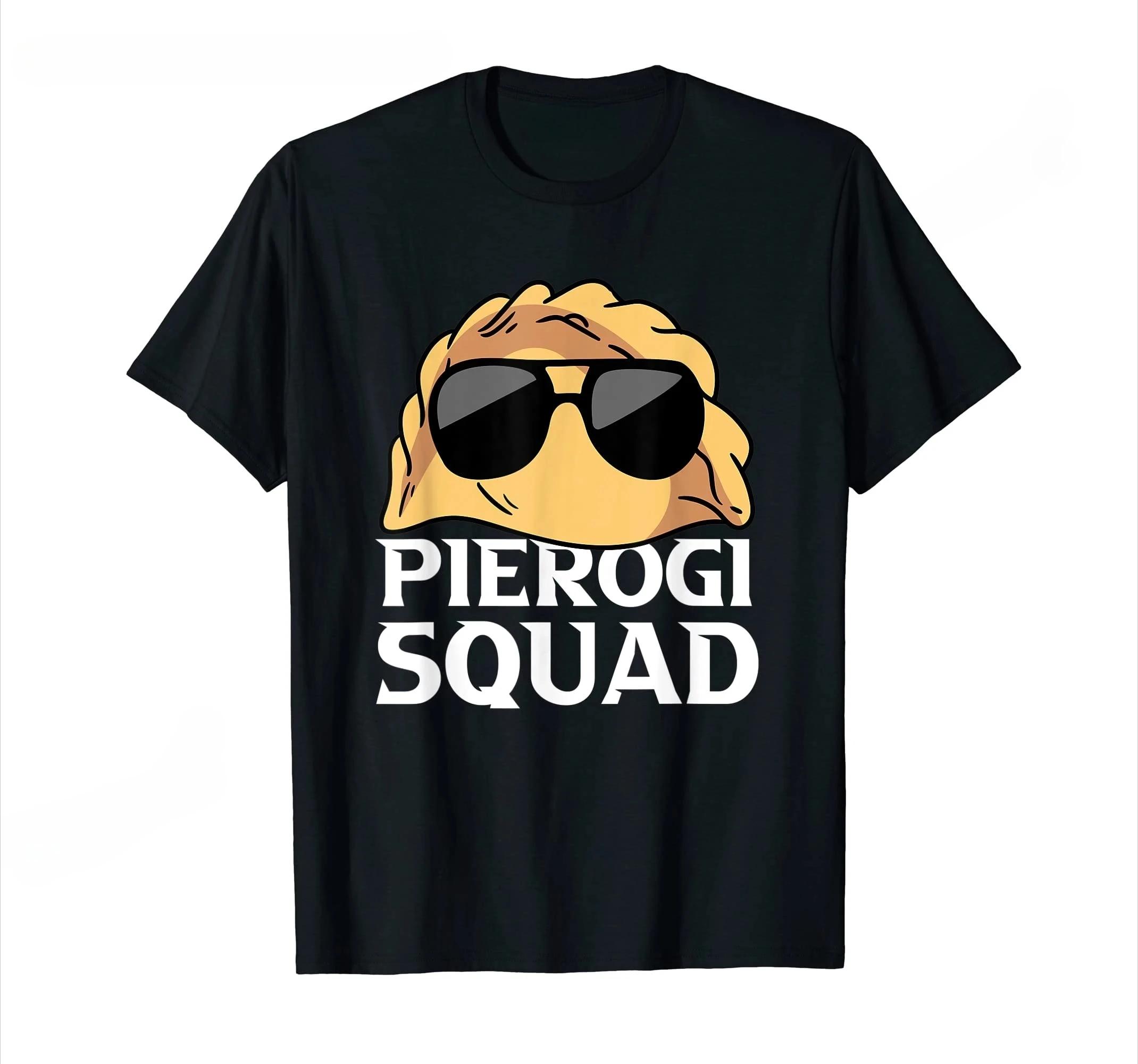 Pierogi Squad Polish Food Poland Funny TShirt Women T Shirts Graphic T Shirts Vintage Aesthetic Clothes Personality Fashion Y2K S
