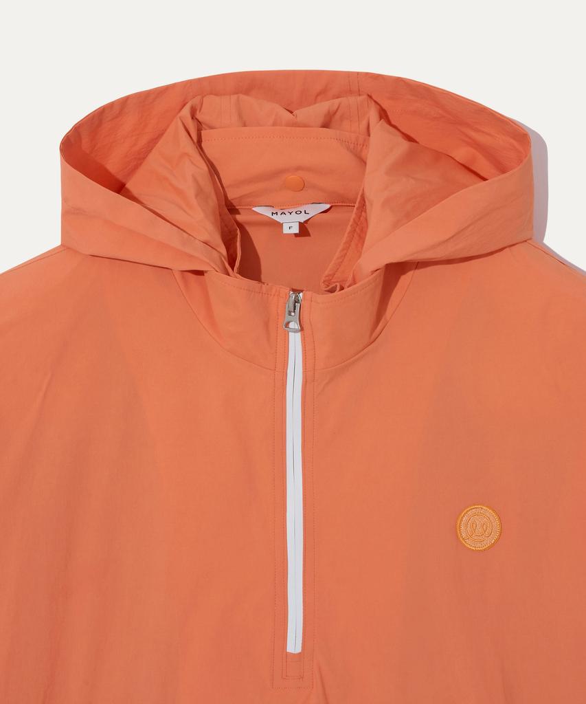 Mayol Detachable Hooded Anorak Jumper_Orange