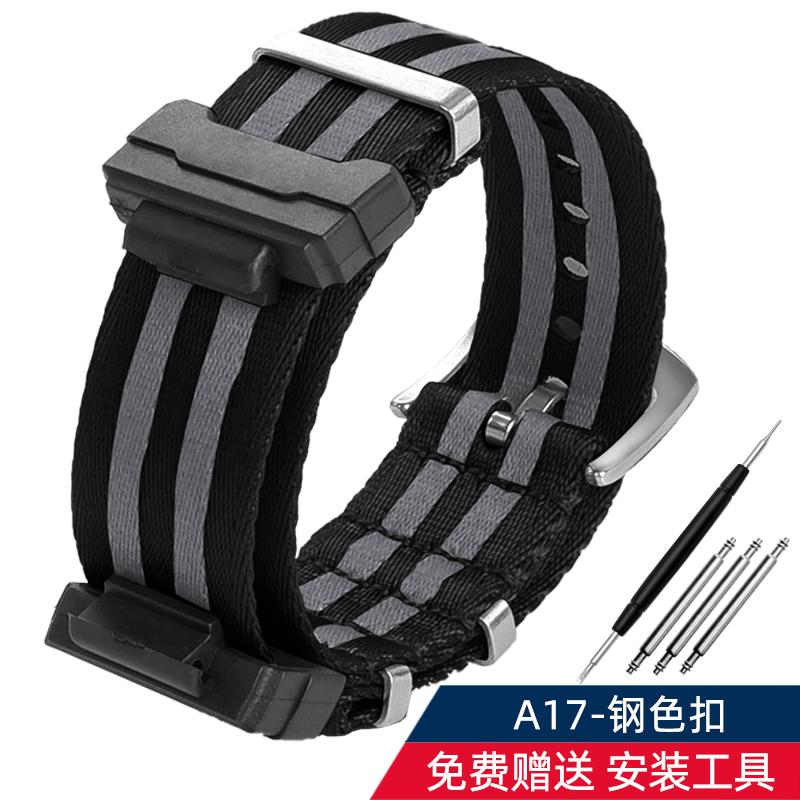 16mm Adapter+ Conversion Nylon Strap For Casio Gshock GA120 GA100 5600 GWM5610 DW6600 Watchband Accessories